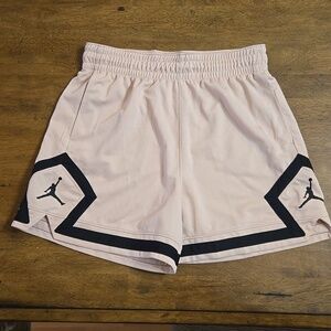 Jordan 4 Inch Diamond Shorts Particle Beige Black Size Small